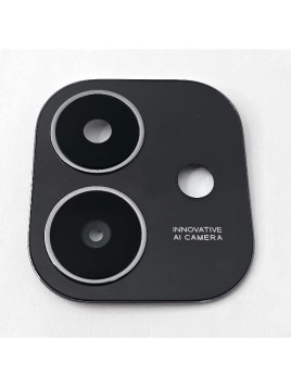 Cristal de camara para Oppo A40m con marco negro calidad premium