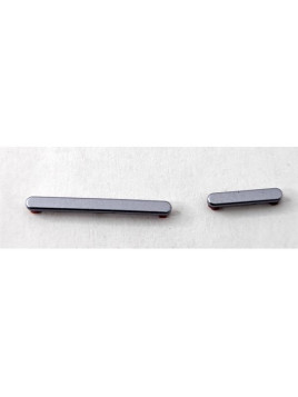 Set de 2 botones laterales morados para Xiaomi Redmi Note 14 4G calidad premium