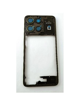 Carcasa o marco central verde para Motorola Moto G15 4G