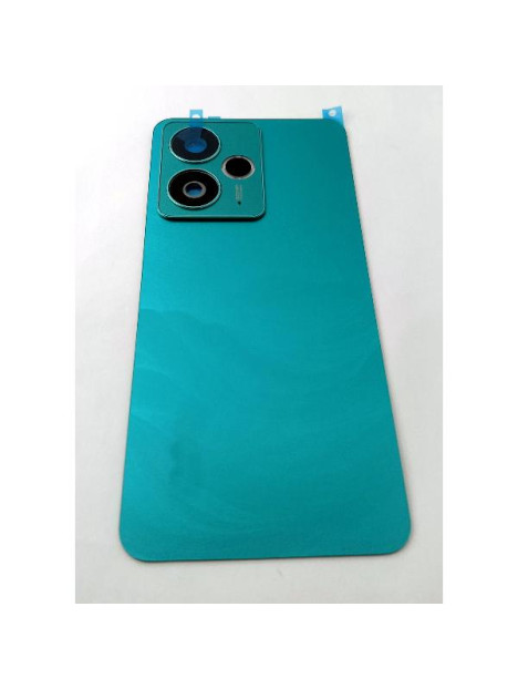 Tapa trasera o tapa bateria verde para Realme 14T 5G con cubierta de camara