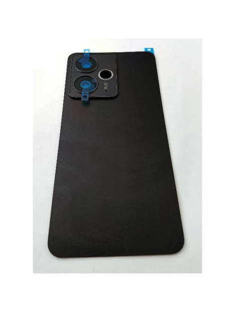 Tapa trasera o tapa bateria negra para Realme 14T 5G con cubierta de camara