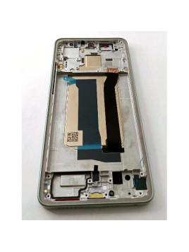 Pantalla para Xiaomi Poco X7 Pro 5G mas tactil negro con marco verde compatible TFT