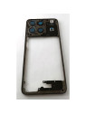 Carcasa o marco central negro para Motorola Moto G15 4G