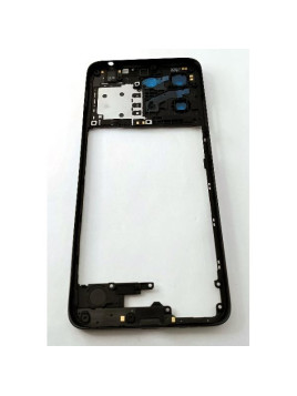 Carcasa o marco central negro para Motorola Moto G15 4G