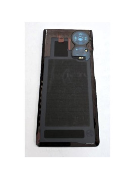 Tapa trasera o tapa bateria azul para ZTE Blade V50 5G con cubierta de camara