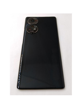 Tapa trasera o tapa bateria negra para ZTE Blade V50 5G con cubierta de camara