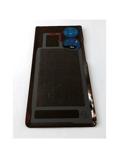 Tapa trasera o tapa bateria negra para ZTE Blade V50 5G con cubierta de camara