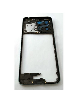 Carcasa o marco central azul claro para Motorola Moto G15 4G