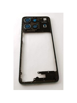 Carcasa o marco central azul claro para Motorola Moto G15 4G