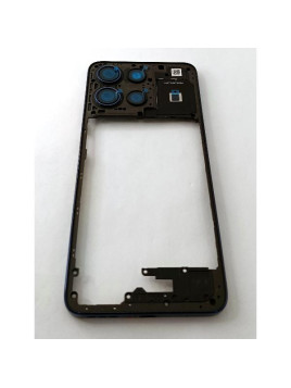 Carcasa o marco central azul oscuro para Motorola Moto G15 4G