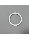 Anillo de camara blanco para iPhone 16E A3212 A3409 A3410 A3408 calidad premium