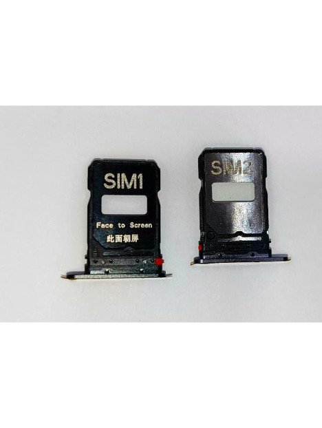 Soporte o bandeja sim negra para Xiaomi Poco F7 Pro 5G calidad premium