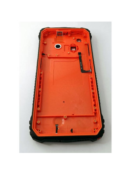 Tapa trasera o tapa bateria naranja para Blackview Oscal Marine 1