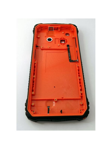 Tapa trasera o tapa bateria naranja para Blackview Oscal Marine 1