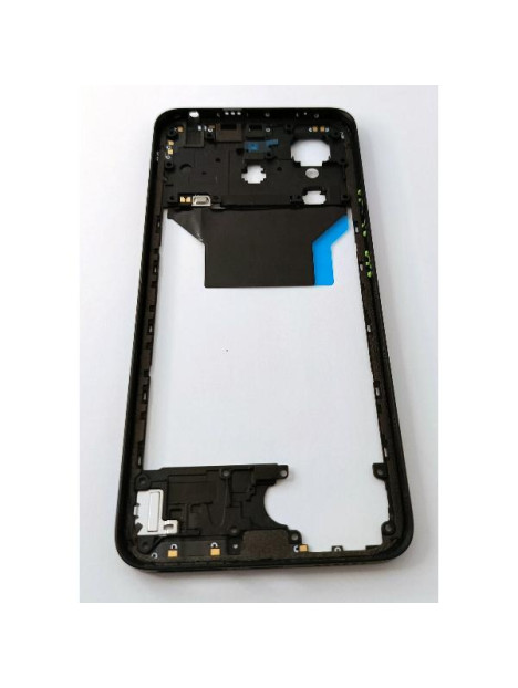 Carcasa o marco central negro para Xiaomi Redmi Note 14S