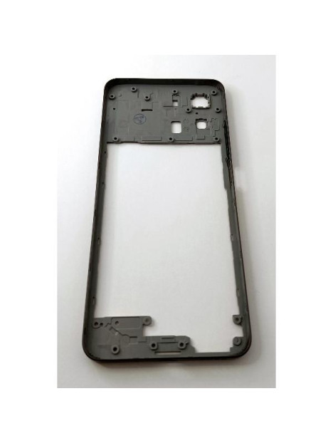 Carcasa o marco central negro para Realme C75 4G RMX3941