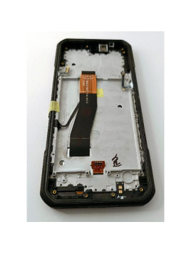 Pantalla para Oukitel WP39 Pro 5G mas tactil negro con marco para version dorada calidad premium