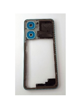 Carcasa o marco central verde para Oukitel C58 Pro