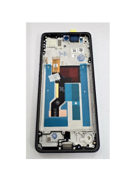 Pantalla para Motorola Moto G86 XT2527-2 mas tactil negro con marco negro 5D68C30474 Service Pack