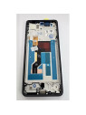 Pantalla para Motorola Moto G86 XT2527-2 mas tactil negro con marco negro 5D68C30474 Service Pack
