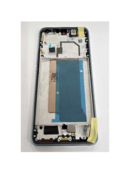 Pantalla para Xioami 13T Pro mas tactil negro con marco verde 5600060M1200 Service Pack