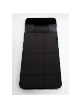 Pantalla para Xioami 13T Pro mas tactil negro con marco verde 5600060M1200 Service Pack