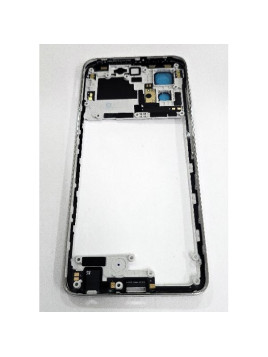 Carcasa o marco central plata para Motorola Moto G73 5S58C22265 Service Pack