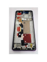 Pantalla lcd para Motorola Edge 60 Pro mas tactil negro con marco morado 5D68C30047 Service Pack