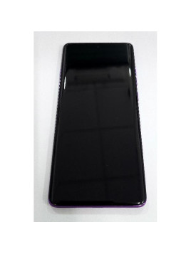 Pantalla lcd para Motorola Edge 60 Pro mas tactil negro con marco morado 5D68C30047 Service Pack