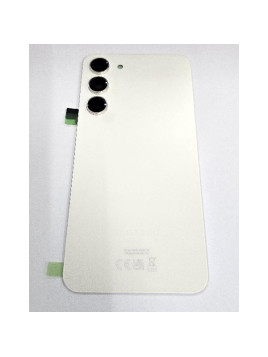 Tapa trasera o tapa bateria color crema para Samsung Galaxy S23 Plus S916 GH82-30388B Service Pack