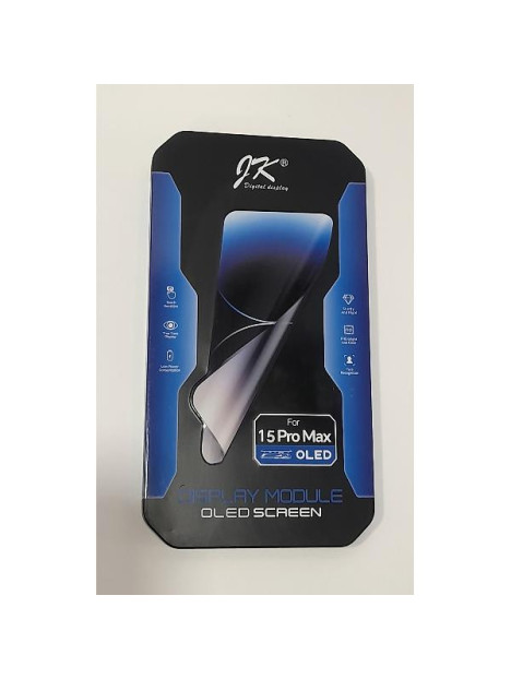Pantalla lcd para iPhone 15 Pro Max mas tactil negro JK-YU0670-F5 calidad Oled