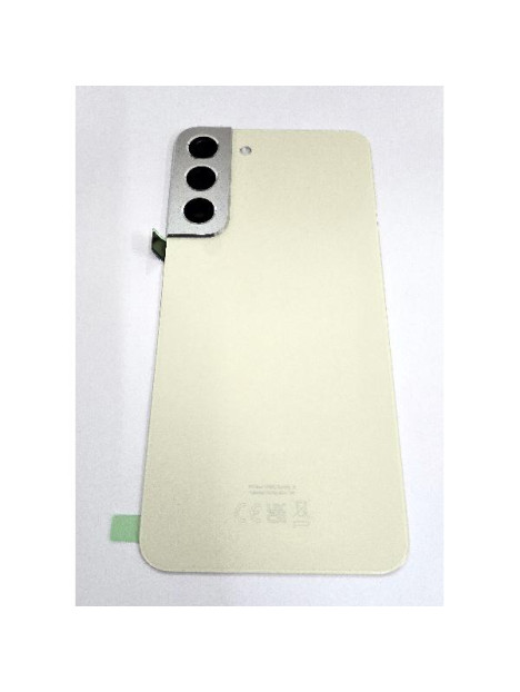 Tapa trasera o tapa bateria amarilla para Samsung Galaxy S22 Plus 5G S906 GH82-27444F Service Pack