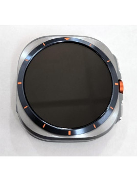 Pantalla lcd para Samsung Galaxy Watch Ultra 2025 mas tactil negro con marco azul GH82-35194D Service Pack