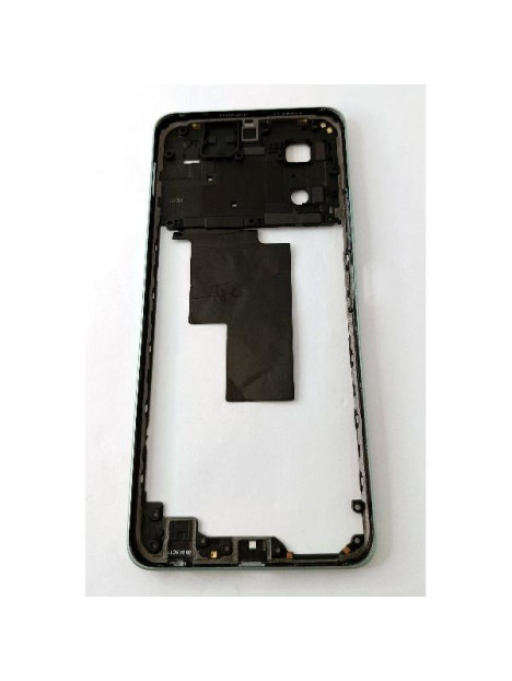 Carcasa o marco central verde para Oppo A58 4G CPH2577