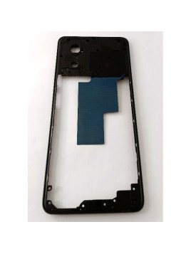 Carcasa o marco central negro para Oppo A58 4G CPH2577