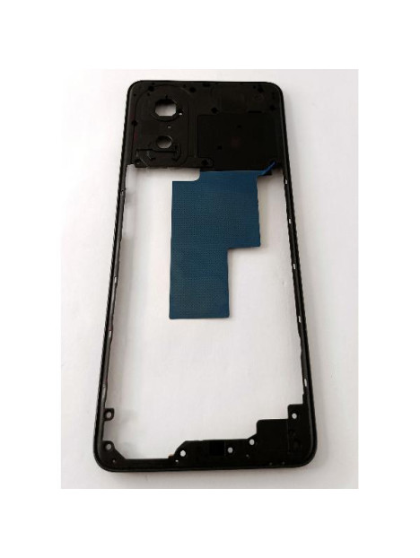 Carcasa o marco central negro para Oppo A58 4G CPH2577