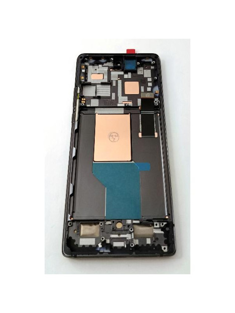 Pantalla lcd para Motorola Edge 30 Ultra mas tactil negro con marco negro calidad premium