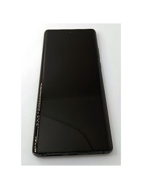 Pantalla lcd para Motorola Edge 30 Ultra mas tactil negro con marco negro calidad premium