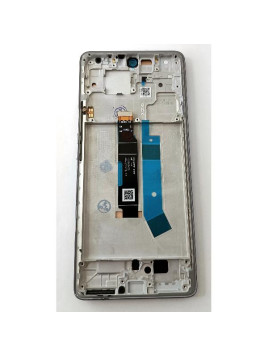 Pantalla lcd para Xiaomi Redmi Note 14 Pro 4G mas tactil negro con marco morado compatible TFT