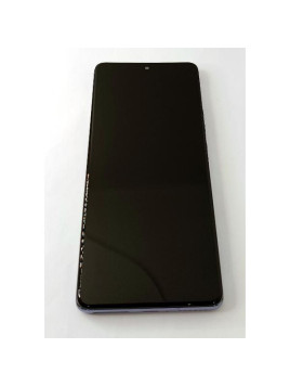 Pantalla lcd para Xiaomi Redmi Note 14 Pro 4G mas tactil negro con marco morado compatible TFT