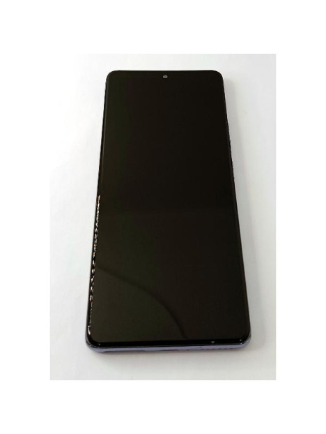 Pantalla lcd para Xiaomi Redmi Note 14 Pro 4G mas tactil negro con marco morado compatible TFT