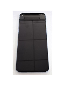 Pantalla lcd para Oppo Reno6 5G CPH2251 mas tactil negro con marco azul 4907750 Service Pack