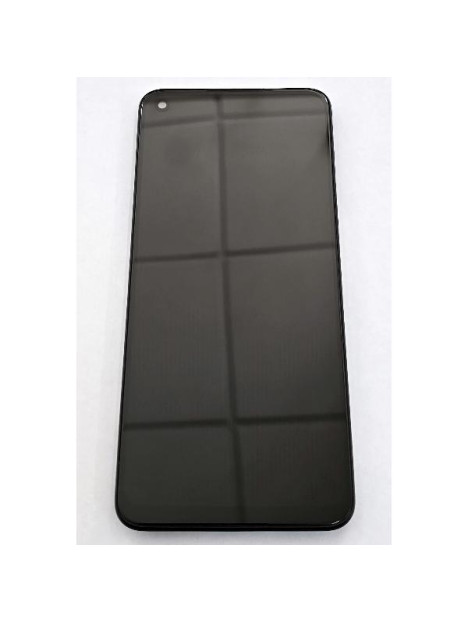 Pantalla lcd para Oppo A74 4G CPH2219 Oppo A54 5G mas tactil negro con marco negro Service Pack