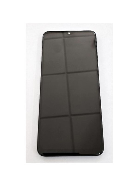 Pantalla lcd para Oppo A54s 4G mas tactil negro con marco negro Service Pack