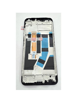 Pantalla lcd para Oppo A16 CPH2269 Oppo A16s mas tactil negro con marco negro Service Pack