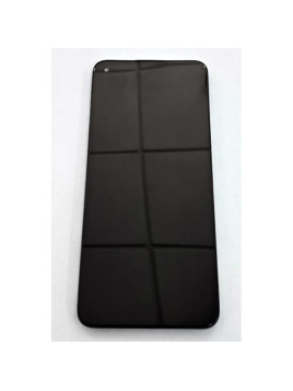 Pantalla lcd para Oppo A96 4G CPH2333 mas tactil negro con marco negro Service Pack