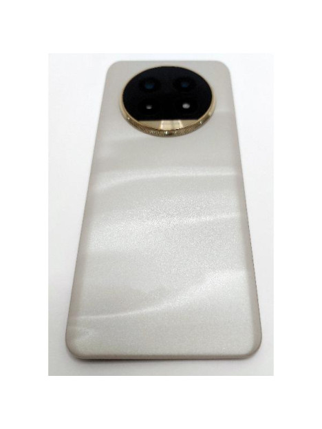 Tapa trasera o tapa bateria blanca para Realme 13 Pro 5G con cubierta de camara