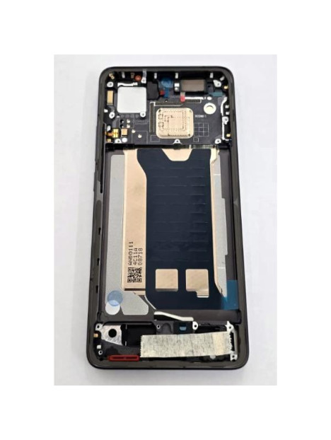 Pantalla lcd para Xiaomi Poco F7 Pro 5G mas tactil negro con marco negro compatible TFT