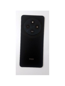 Tapa trasera o tapa bateria negra para Xiaomi Poco C75 con cubierta de camara