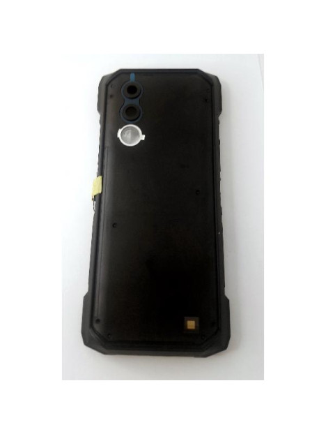 Tapa trasera o tapa bateria negra para modelo dorado para Doogee Blade 20 Turbo